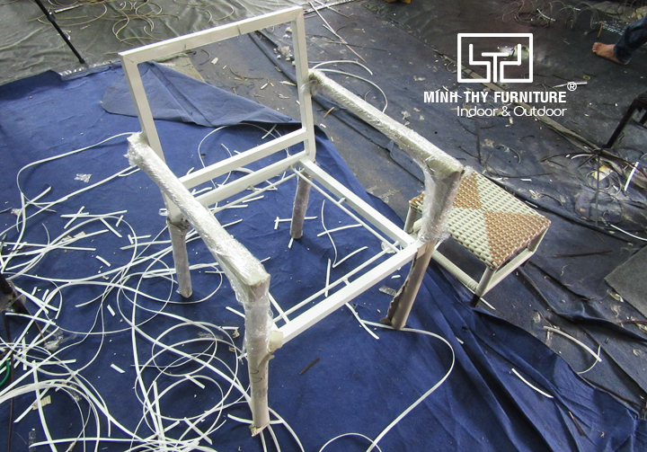 Bật mí kiểu đan sáng tạo dành cho ghế cafe giả mây tại Minh Thy Furniture